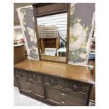 6 Drawer Norbec Dresser with Mirror