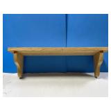 Wooden Traditional Wall Shelf 23 ' Long