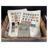 Postage Stamps - Canadian US World Mixed Box