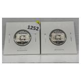 2015 Regular Canadian Flags - lot of 2 removed