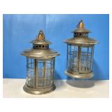 Pair of Candle Lanterns, 12 ' tall