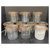 Set of 10 Canning Jar Style Canisters