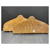 Victorian Wood Carving - 2pcs