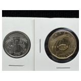 2009 Canadiens Loonie with Stanley Cup Quarter -