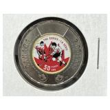 2022 Summit Series Coloured Toonie - removed from