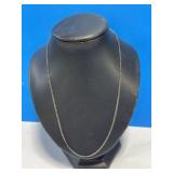 Silvertone Metal Chain Link Necklace