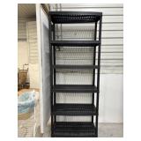 6 Shelf Plastic Shelving Unit, 35x16x90 '