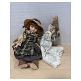 3 Dolls - Grace S. Putnam Bisque Baby Doll,