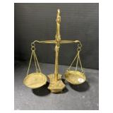 Small Vintage Brass Scales