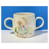 China Peter Rabbit 2 Handle Baby Drinking Cup -