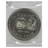 I.C.C.S. SP=65 1974 Canadian Dollar Coin