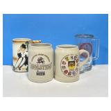 4 Beer Mugs
