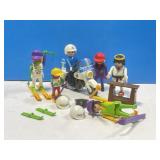 Playmobil - Misc. - Skiers, Police Harley
