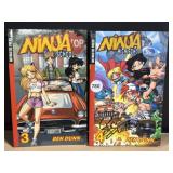 2 Ninja Highschool Anime Books - 1 Signed Cover