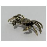 Miniature Brass Crab