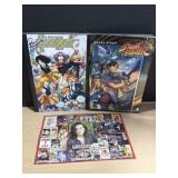 2 Anime Books with Signatures on Covers and