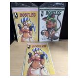 3 Bootleg Comics with Signatures on Covers