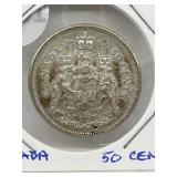 1963 Cdn Silver 50 Cent