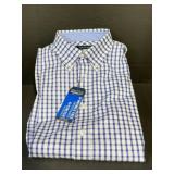 Nautica Blue Plaid Shirt with Labels Attached