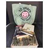 Book Bag plus 3 Books - Elon Musk, David Malouf,