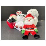 4 Christmas Plushies