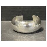 Ben Chavez Signed Sterling Silver Cuff Bracelet