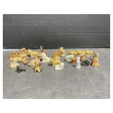 24 Wade Tea Figurines - chips
