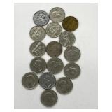 Cdn 5 Cent Coins : George V I - See List In