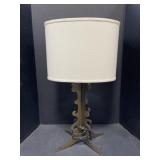 Table Lamp with Shade - Metal Base