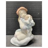 Lladro Figure - Iï¿½ll Keep You Warm #8265