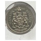 1974 Cdn  50 Cents