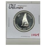 1967 Cdn Silver 50 Cents - Specimen