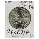 2018d U S A 25 Cents - Georgia Parks