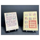 2 Books - The World's Best Fairy Tales and Bible