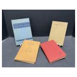 4 Vintage Poem Books