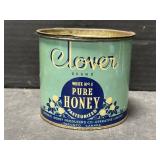Vintage ' Clover Pure Honey ' Tin
