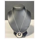 Sterling 925 Silver Harley Davidson Pendant on a