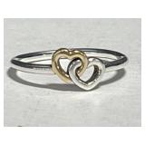 Pandora Sterling 925 Silver ' Heart to Heart '