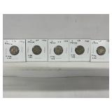 5 X G B 6 Pence-1921, 1930, 1933, 1935, 1936