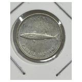 1967 Cdn Silver 10 Cent