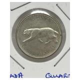 1967 Cdn Silver 25 Cent