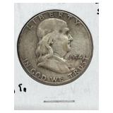 1954s U S A 50 Cent