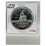 1998 Cdn Silver Dollar - Proof