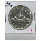1960 Cdn Silver Dollar - Mint