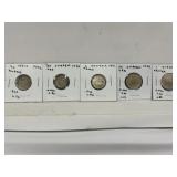 5 Coins- Sweden 1948 25 Ore, 1962 1 Kroner, 1954