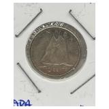 1965 Cdn Silver 10 Cent