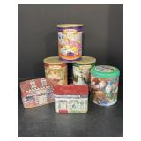 Assorted Collectible Tins (6)