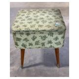 Vintage Footstool with Storage