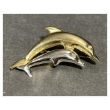 Dolphin Brooch