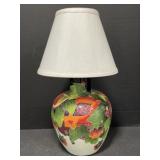 Table Lamp with Shade - Floral Base